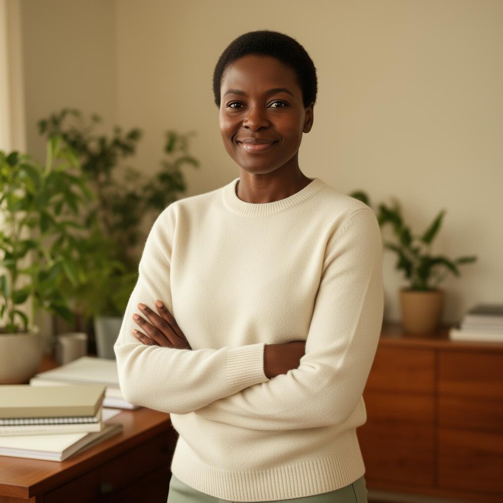 Portrait of the founder of The Finance Lady